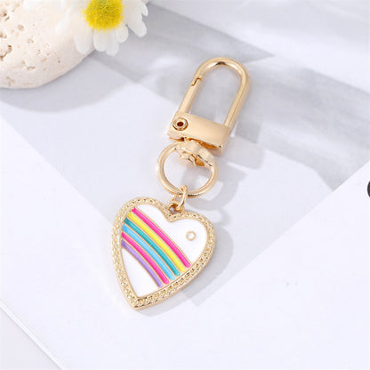 Dot Drilling Alloy Love Eye Keychain 3a22d682 4614 427f 8e8f ece910e93c9e