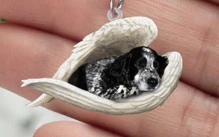 New Unique Dogs And Cats Sleeping Angel Pendant Car Key Ring 3a347040 051d 465d b70c 455f4bb41645