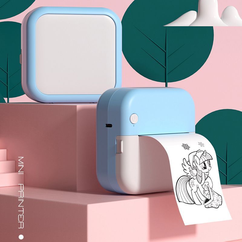 Student Mini Thermal Label Printer - 图片 1
