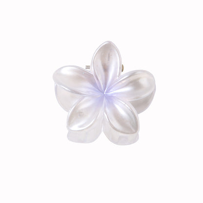 Small Size 4cm Pearlescent Flowers Barrettes Sweet Plumeria Rubra 3a5d73b9 aecd 4478 9aca d6b7271f1185