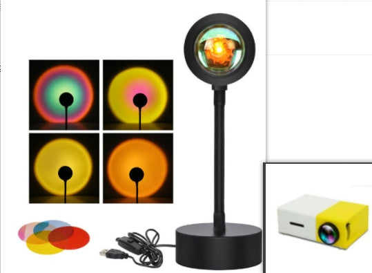 Sunset Projection Lamp Sunset Projector Night Light Wall Decoration Lighting 3a7614e8 1631 4472 8653 9f1a1ff2d996