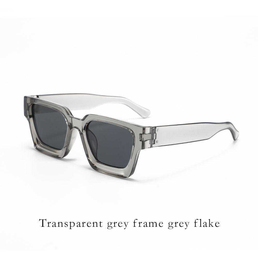 Classic Thick Square Frame Sunglasses Men's Driving UV Protection 3a7879b8 42e8 4737 a770 99ba7ab1cb85