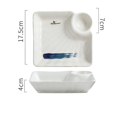 Japanese Creative Ceramic Dumpling Special Plate Comes With Vinegar Plate 3a90ee1f 9ea2 4b6f a94e c2b0cf41348a