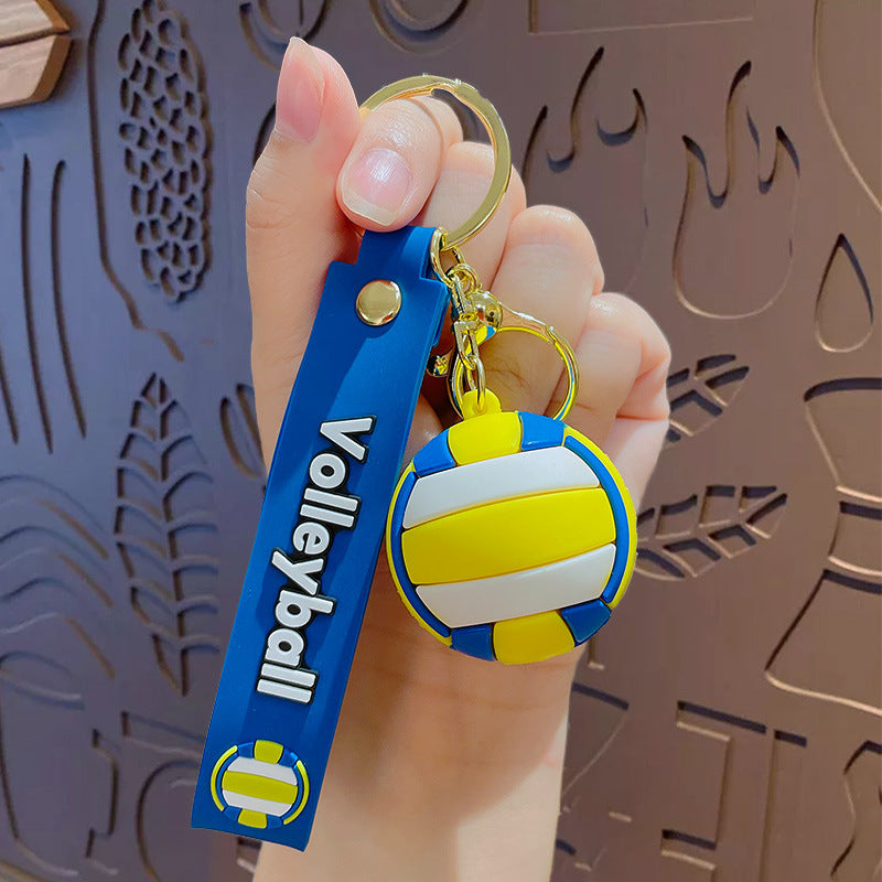 Creative Cartoon Ball Series Basketball Keychain Pendant Men's And Women's Schoolbags Ornaments 3a921d00 f6bf 440a 89b0 06554