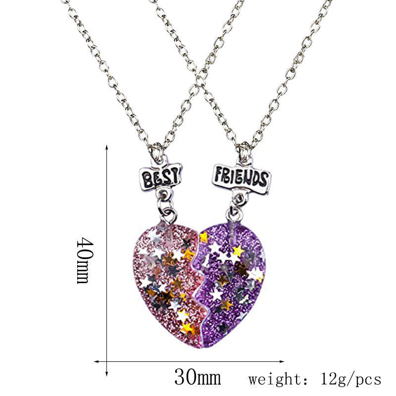 European And American Friendship Necklace Letters Good Friends Accessories 3a9d4e4f e29e 45b0 82c9 20854252d644