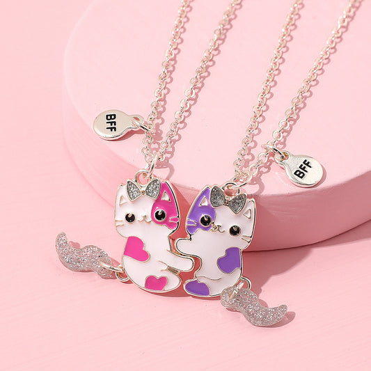 Cute Cat Activity Tail Magnet Phase Attractor Necklace 3a9d660c 7ee2 441e 8db2 d51781528e1d