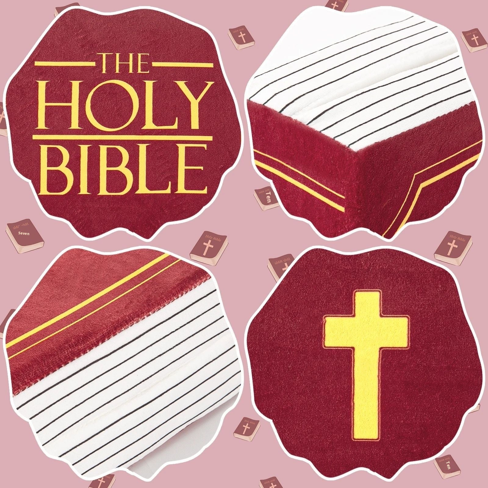 Home Decor Christmas Bible Plush Toy Doll Pillow - 图片 3