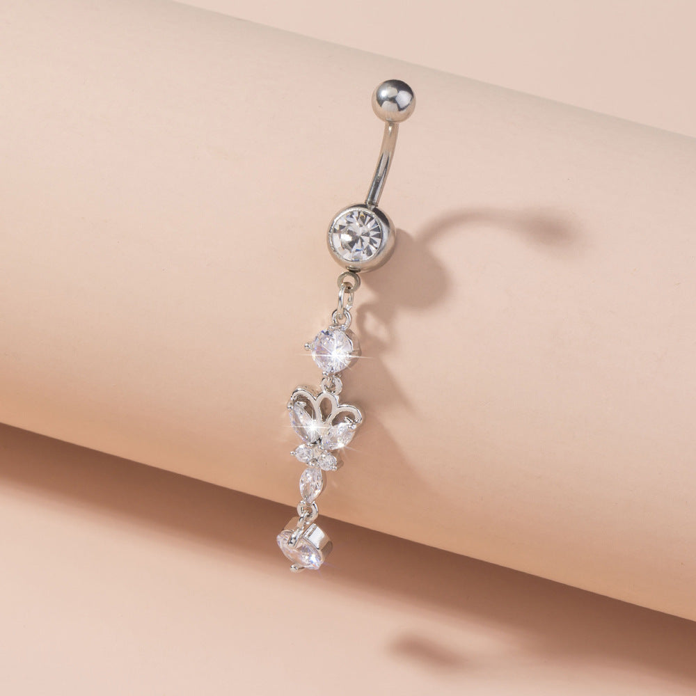 Exquisite Zircon Butterfly Belly Button Piercing 3ac3c6d0 4343 47a4 b0d5 aee6b6773a13