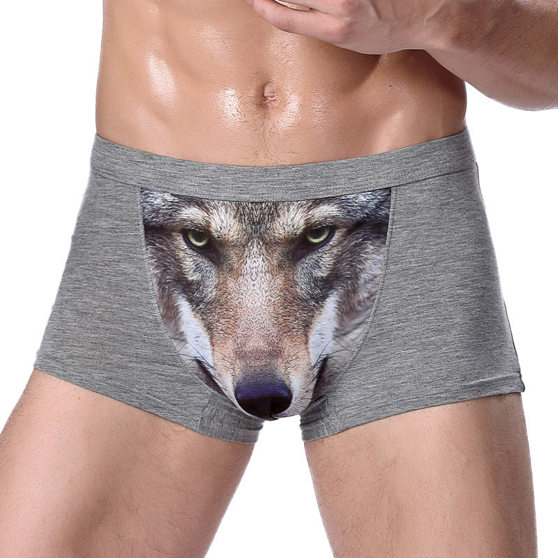 Personalized Men's Underwear Creative Animal Print Men's Underwear Sexy Boxer Briefs 3ad2bf08 e8b0 40ac accf c4c81a173254