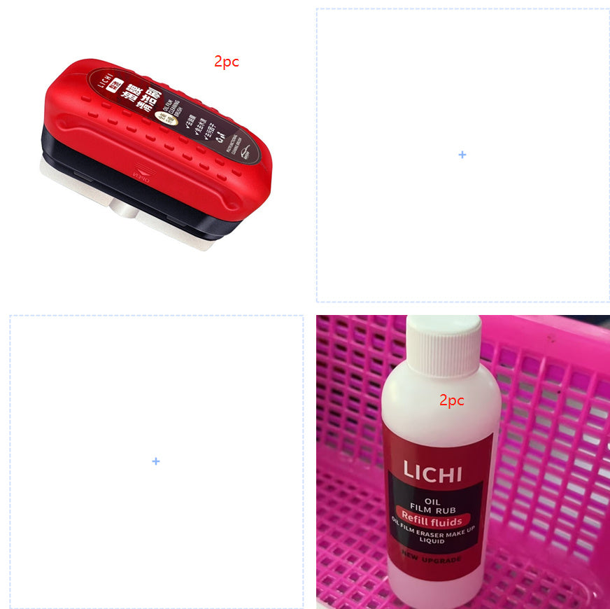 Automotive Oil Film Cleaning Brush Windshield Car Glass Sponge Cleaner Universal Removes Dirt Glass Cleaning Wipe Board Tool 