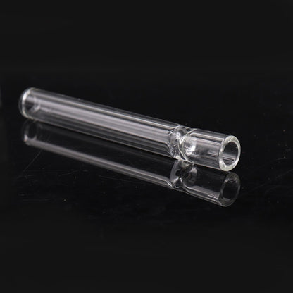 Telescopic Smoke Pipe Clear Straight Glass Suction Nozzle - 图片 9