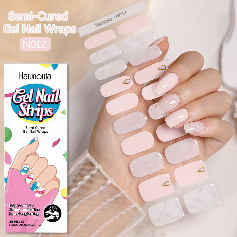 Japanese Style Nail Beauty Gel Stickers Semi-curing French Gel 3adbe4b8 b54a 4f11 bf73 e5cb9c3e0afa