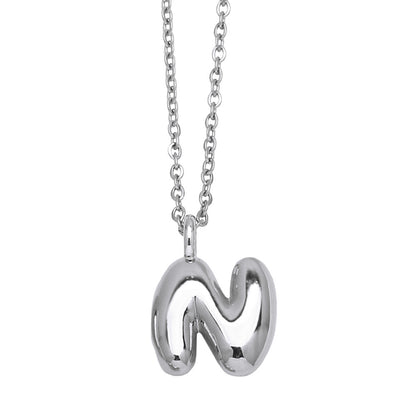 Copper Plated Gold 26 English Letters Pendant Necklace Niche Personality Clavicle Chain 3adccd08 96b4 4db6 a864 ed4732a893e1