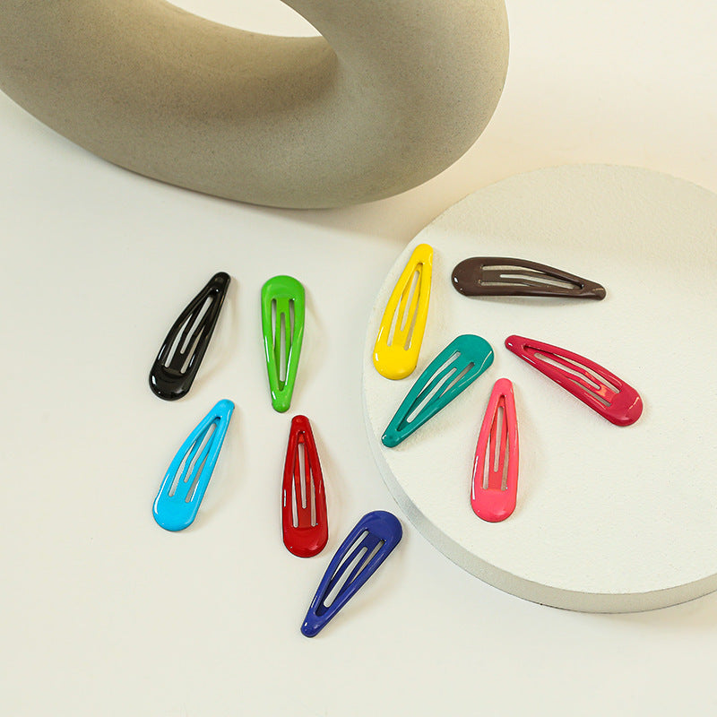 Drop-shaped Clip Paint Epoxy Female BB Clip Headdress Hairpin 3af1c459 ab71 4476 aa88 c4ed94c182e2
