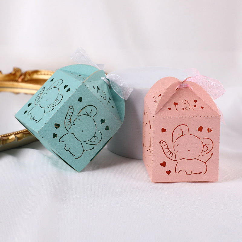 European Creative Xi Candy Box New Hollow Candy Box Small Elephant Laser Candy Box 3af7a9eb 5797 4326 9ad3 7a3f9b3cf4a6
