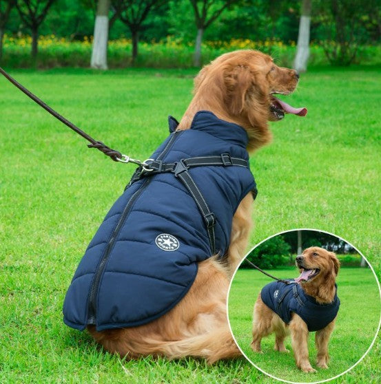 Dog Clothes Chest Back Integrated Cotton Vest Pet Cotton Clothes Winter Clothes 3af9dc1d cbe5 4bd2 980a 3853acf8312a