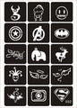 Hollow Tattoo Mold Women's Spray Paint 3b00fe32 36bb 42d6 9797 8c916903ef0b