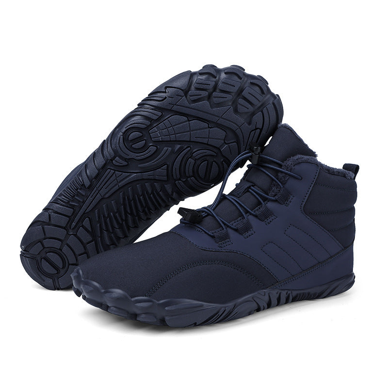 Snow Boots Couple Fleece-lined Waterproof Outdoor Cotton-padded Shoes Non-slip Winter Cotton Boots 3b0a9954 e676 4ed8 8440 83