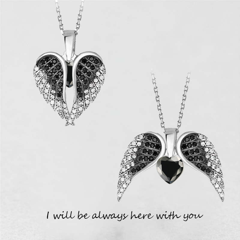 Angel Wings Heart Pendant Necklace Women 3b62df5f cfe5 43f8 83cd 495620a1c920
