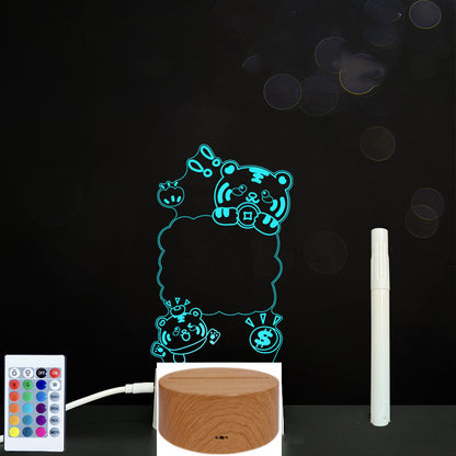 3D Acrylic Board Handwriting Message Board LED Light - HD Wireless Product #68