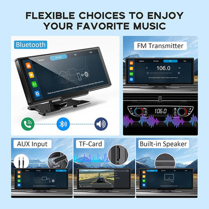 1026-inch Full Touch Screen All-in-one Car Navigation Device Front And Rear Dual Recording HD Recording P Split Screen Display - HD Wireless Product #3