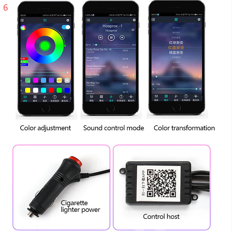 Car Fiber Optic Ambient Light Modified Car Interior Cool Light APP Rhythm Light 3b86981f 54c9 43ef 8612 52489eec1a1a