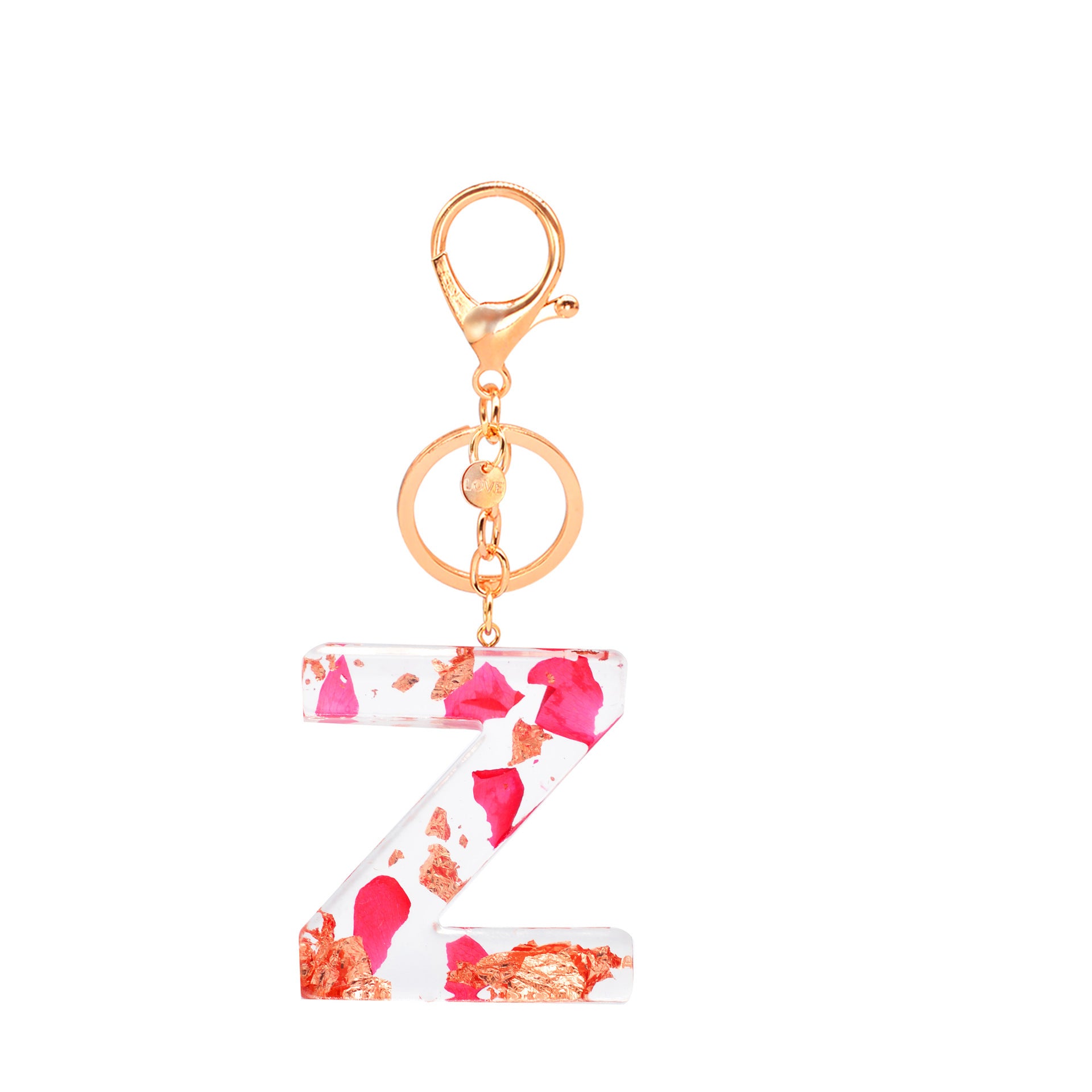 Petal Resin Keychain English Alphabet Pendant 3b94aa66 7685 4d0f 991d 37f6171e4754
