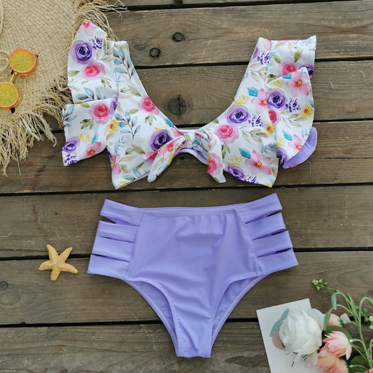 Women's Flounced Bikini Split Swimsuit 3b9672ef 06c1 4463 97bf f4749bd34ae2