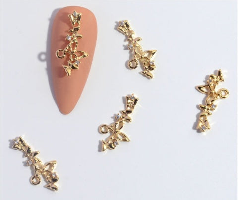 Nail Ornament Zircon Flower Tassel Chain 3b9b2c54 3b04 49fd bc1b daec847ba230