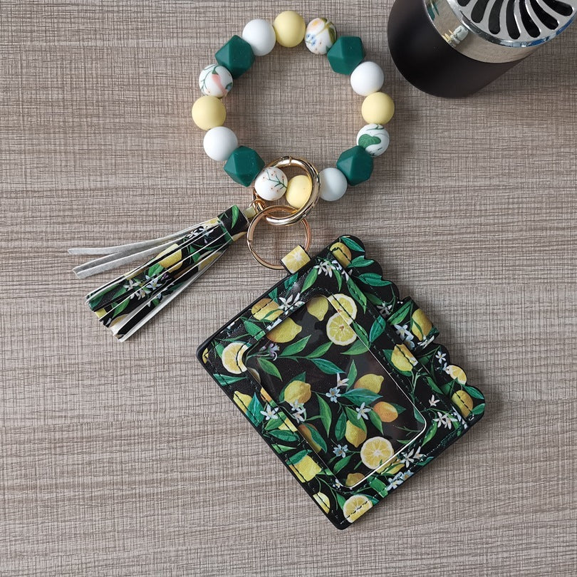 Silicone Beads Bracelet Key Chain Leopard Print 3ba6d560 6988 4aa5 80b3 afd953589c75