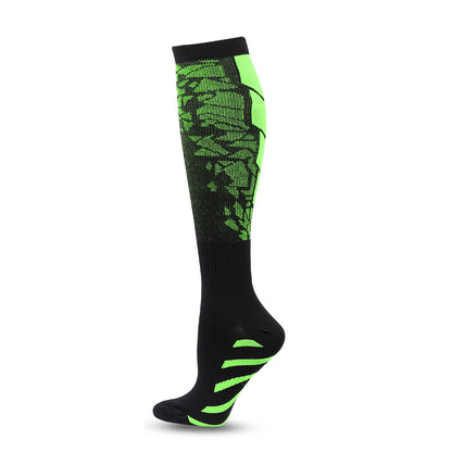 Black Heart Pattern Calf Socks Heart Pattern Running Socks 3bcf632a b239 484b b24c 6f47b6e5a9d3