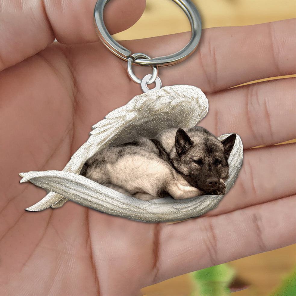 New Unique Dogs And Cats Sleeping Angel Pendant Car Key Ring 3bf56f52 79d0 499b afb3 34f83154e8b7