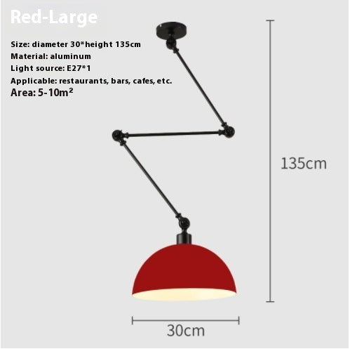 Simple And Adjustable Lamp Creative Dining Room Bedroom Collapsible Chandelier 3bf7b53b 5229 4b53 acb6 f3d6f6917e4a trans