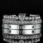 Micro Inlaid Leopard Head Bracelet Set 3bfb2f9f b0d4 4fb9 92fa a61d136344c8