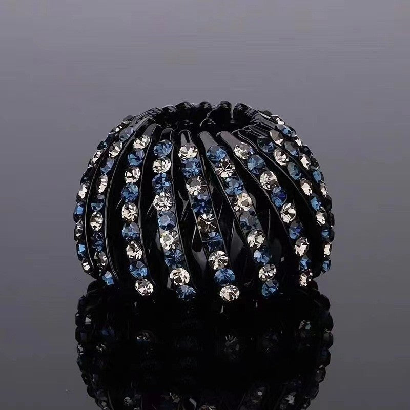 Korean Rhinestone Bird's Nest Pill Head Coiler 3c090126 0723 497c a1cd d96287a9bf14