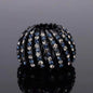 Korean Rhinestone Bird's Nest Pill Head Coiler 3c090126 0723 497c a1cd d96287a9bf14