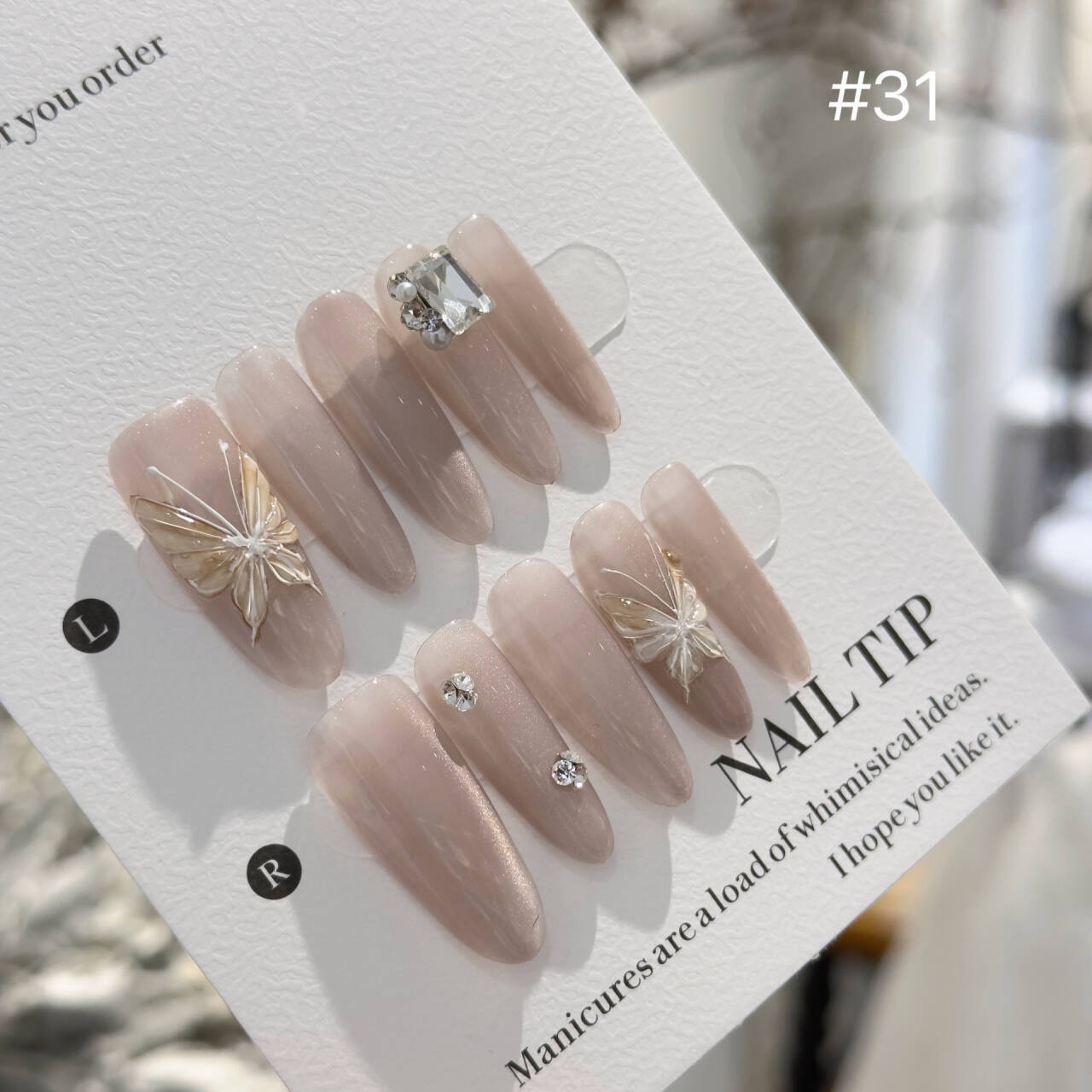 Handmade Long Ice-transparent Hand-painted Three-dimensional Butterfly 3c159a15 2d57 4e33 9eee ea9833514b49