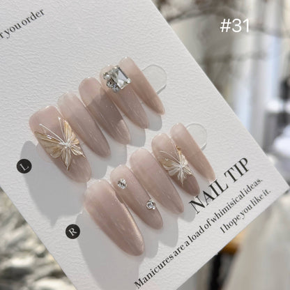 Handmade Long Ice-transparent Hand-painted Three-dimensional Butterfly 3c159a15 2d57 4e33 9eee ea9833514b49