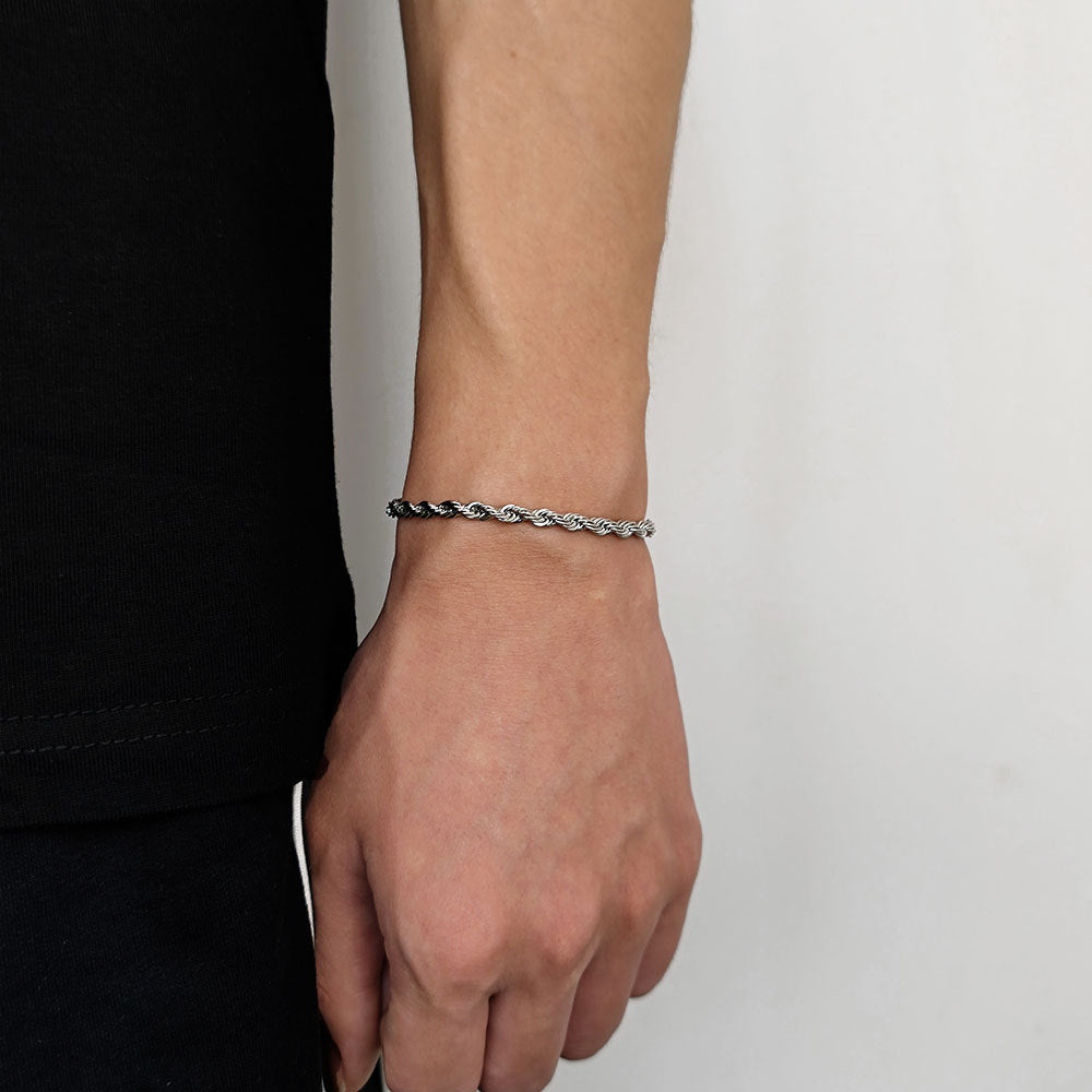Fashion 18K Gold Button Chain Stainless Steel Twist Bracelet For Men 3c15e30d ceef 4355 81e5 d22dc9b83ac7