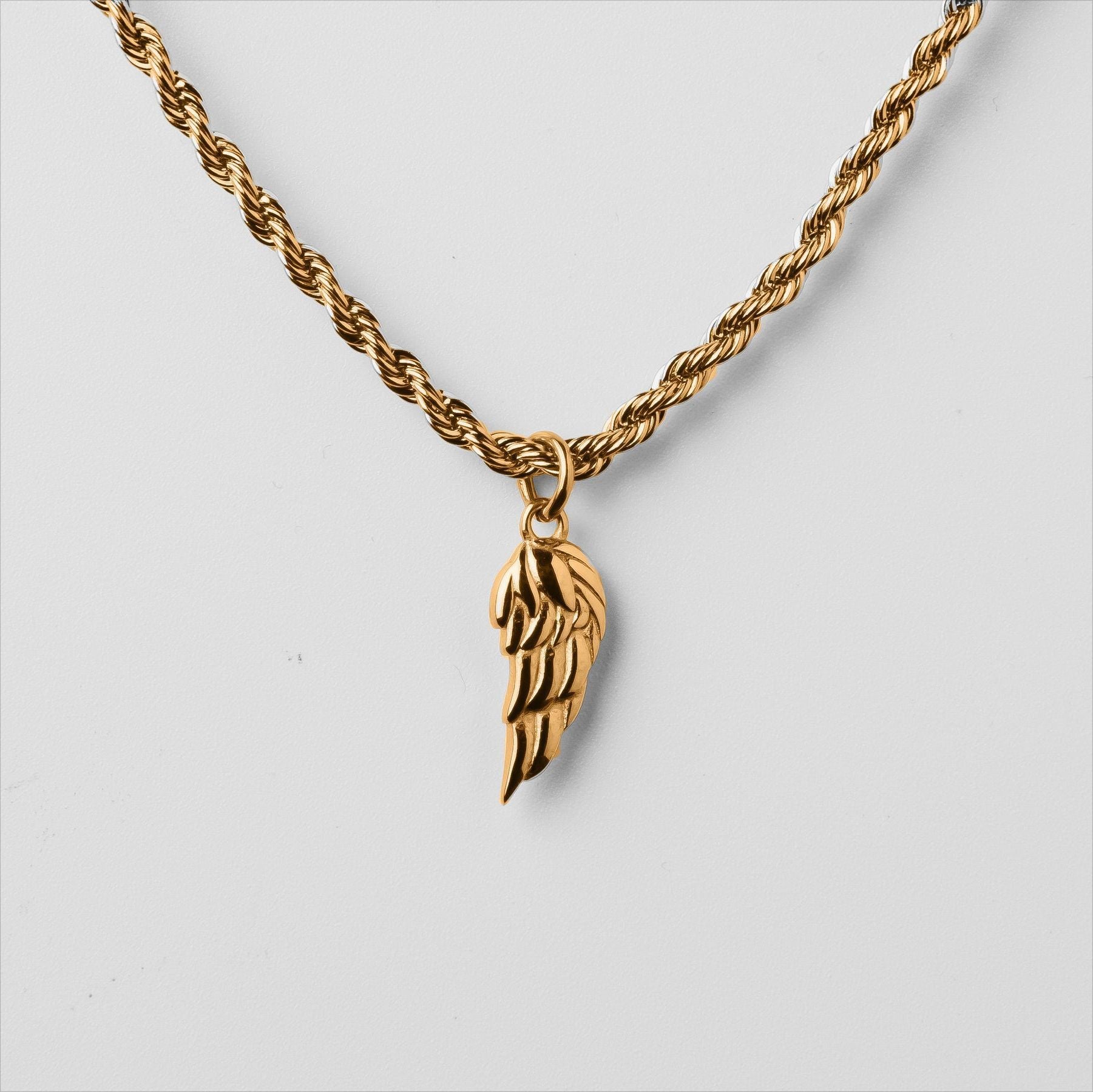 Titanium Steel Men's Classic Wing Pendant Necklace 3c162ffa 2823 4890 80a9 ec3419968db9 4c702dcd f984 405d aa5e 094b1cdae1bb