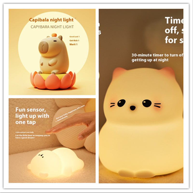 USB Rechargeable LED Colorful Timing Atmosphere Silicone Light 3c20eb0d e222 4b64 96c9 c0c18bb593ce