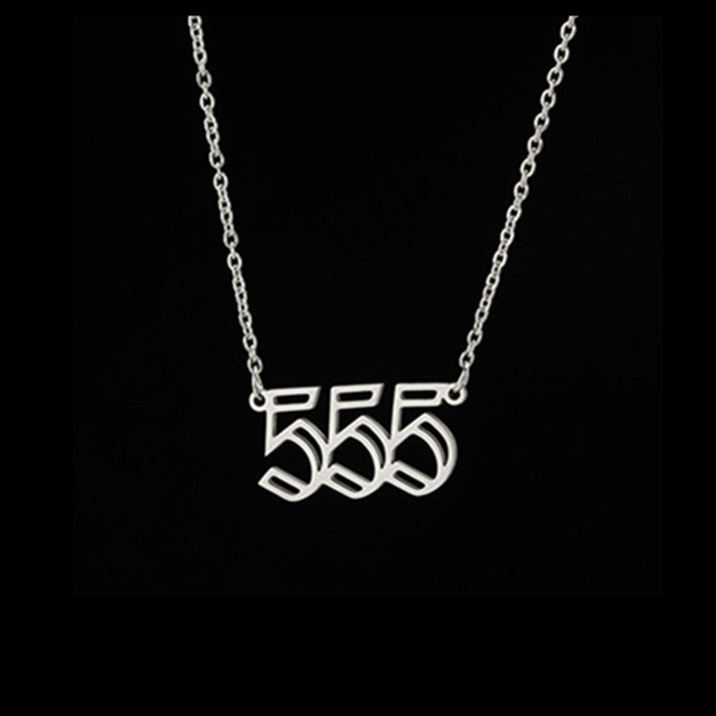 Fashion Vintage Double Cutout Number Necklace 3c3d8d40 ce93 4cb6 8408 2757198431fa