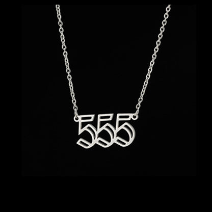 Fashion Vintage Double Cutout Number Necklace 3c3d8d40 ce93 4cb6 8408 2757198431fa