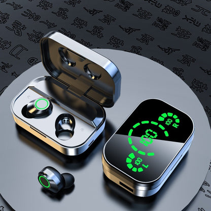 YD03 Wireless Bluetooth-compatible Headset TWS Large Screen Smart Digital Display In Ear Breathing Light 3c609640 b690 4906 9
