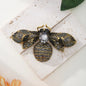 Antique Style Fully-jeweled Crystal Bee Brooch Men And Women Dopamine Retro 3c6757a1 74e1 4df7 8327 d44fdccaf9aa
