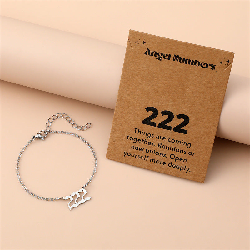 Creative Stainless Steel Angel Digital Bracelet For Women 3c682e59 1835 4983 98b9 4e1c2198a91a