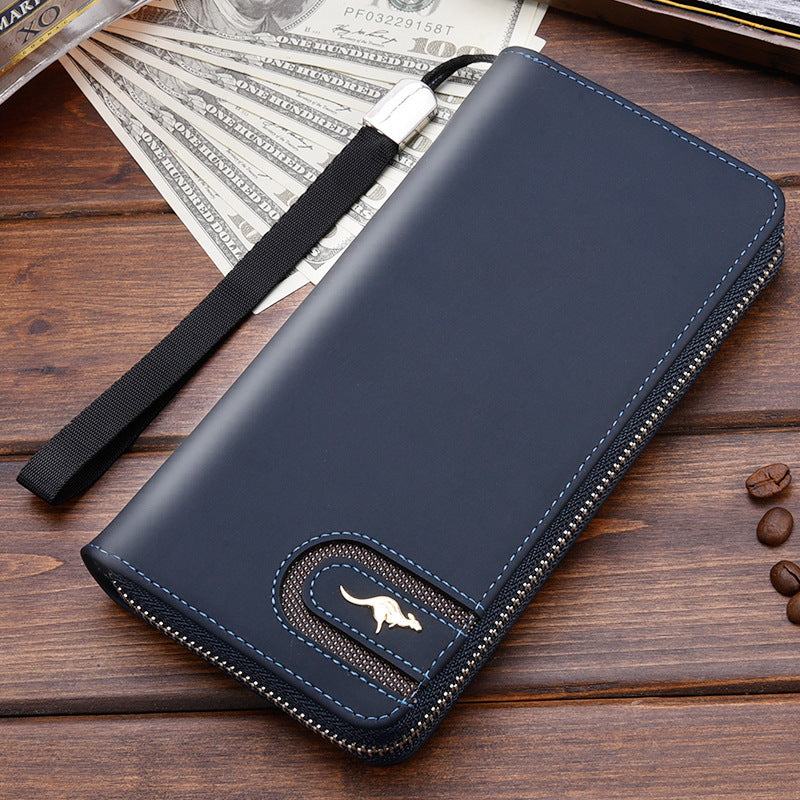 New Men's Wallet Long Zipper 3c6ced18 700b 4c33 b88a 3d52aee425f0