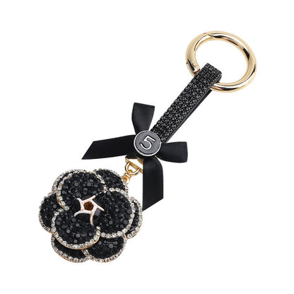 Camellia Diamond Pendant For Car Key Chain 3c72e532 1595 4c34 b3d5 e622c64468d8