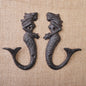 Vintage Ornament Mermaid Cast Iron Single Hook Wall Hook 3c95788e 63f8 43ca 87f0 cd679ffb2da7