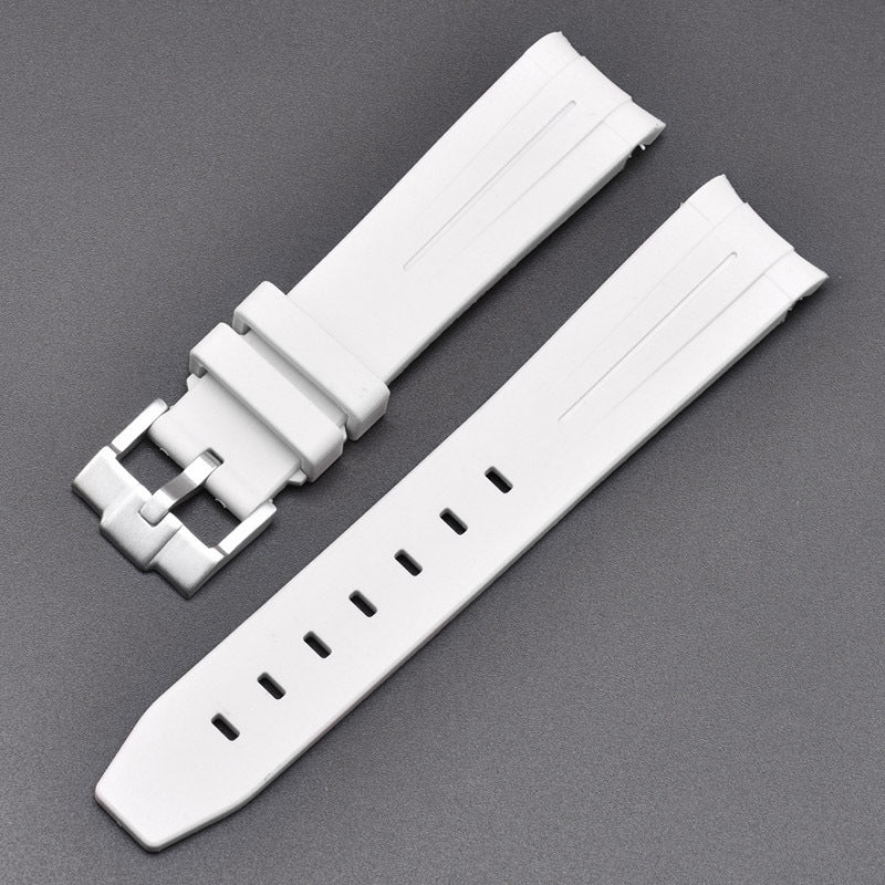 Mercury Arc Rubber Watch Strap Men's And Women's Waterproof 20mm 3cd038bd fb34 40c9 b192 0aa728f5315f